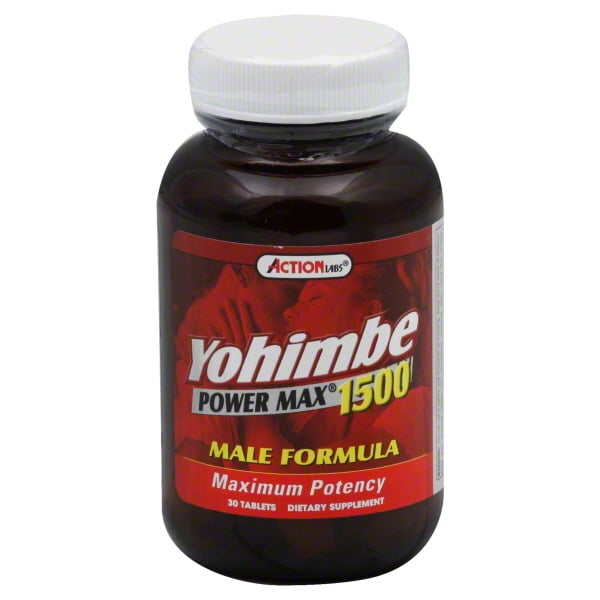 Action Labs Action Labs Yohimbe Power Max 1500, 30 ea