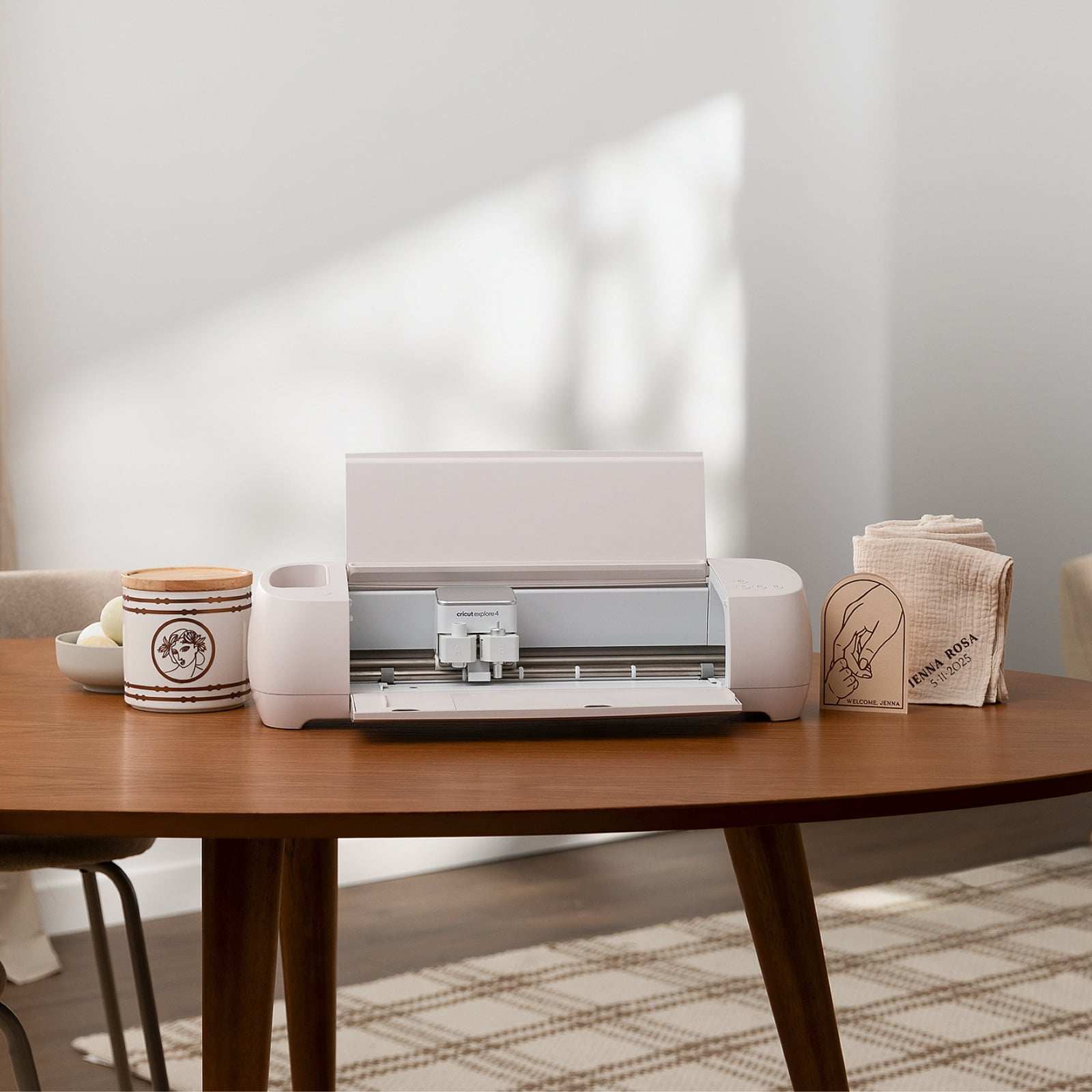 Cricut Explore 4 Electric Cutting Machine with Vinyl and Iron-On Sheets Bundle