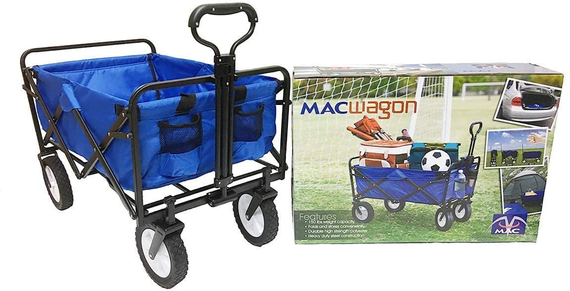 Mac Sports WTC-111 Outdoor Utility Wagon Solid Blue 