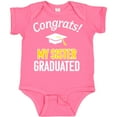 thumbnail image 3 of Inktastic Congrats My Sister Graduated with Cap Boys or Girls Baby Bodysuit, 3 of 5