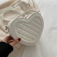 thumbnail image 1 of Bolsa de hombro con diseño rombal a la moda, de mano con corazón de amor, cruzados de PU Ndcxsfigh Para Estrenar, 1 of 9