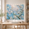thumbnail image 5 of Almond Blossoms on Sunlit Layered Blue Sky, Serene Illustration for Art Lovers, Botanical Wall Art, Housewarming Gift, Tapestry Wall Hanging for Studio and Living Room, 5 of 7