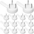 thumbnail image 3 of ROSENICE Plastic Non Trace Wall Picture Hooks Frame Hooks White 100 Pcs, 3 of 8