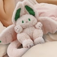 thumbnail image 6 of Cute Bat Bunny Plush Pillow Kawaii Bat Rabbit Stuffed Animal for Kids Pink 14", 6 of 8