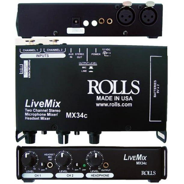 ROLLS MX34C Mix Live