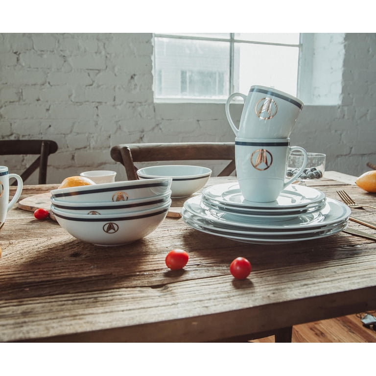 Star Trek: Delta Classic 16-Piece Ceramic Dinnerware Set Replica