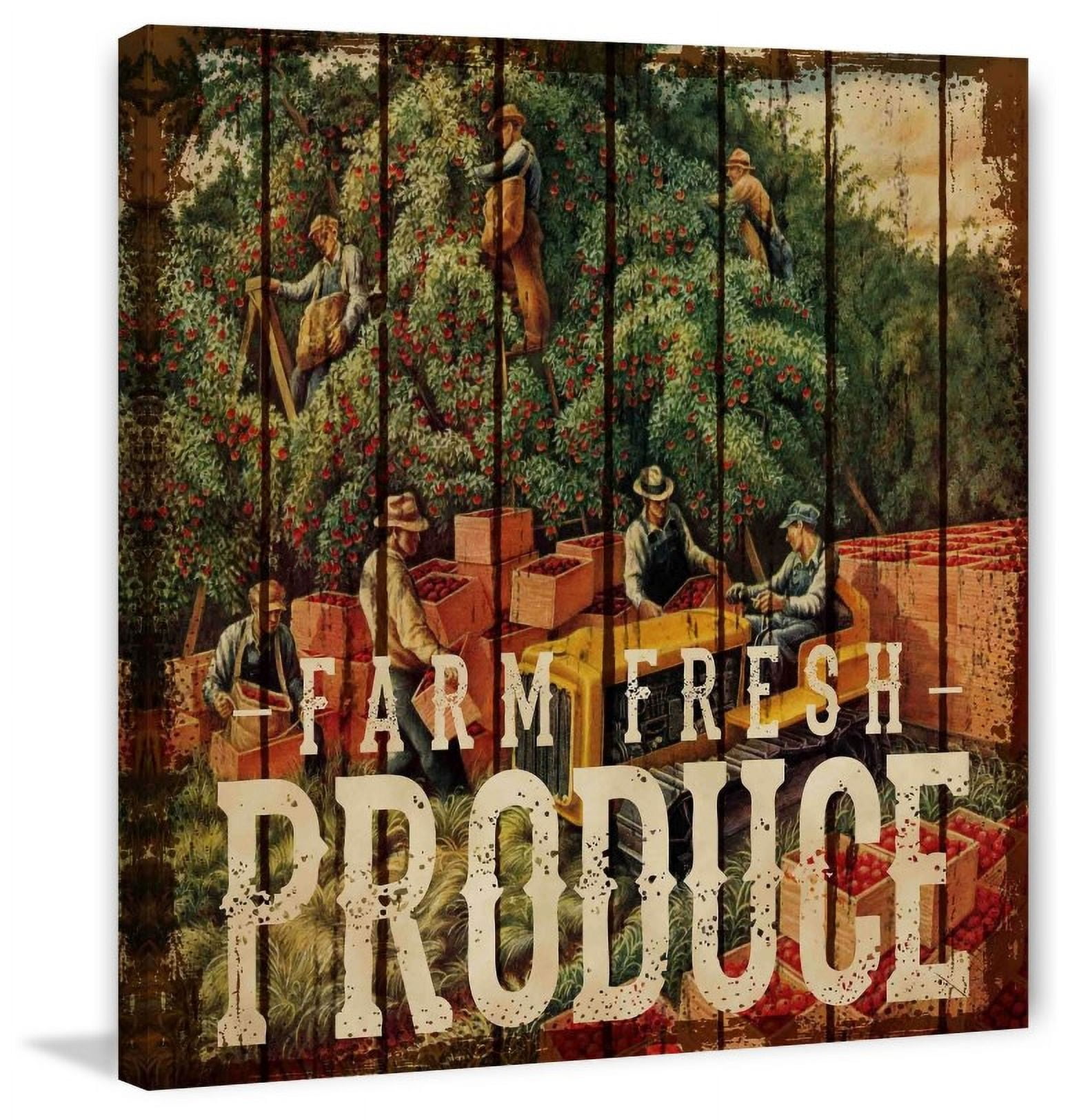 Marmont Hill "Franklin Farmers Market" Painting Print on Canvas