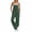 Green, variant on Avolia Women's Washed Denim Jumpsuit Sleeveless Wide Leg Casual Overalls Relaxed Fit Pant