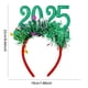 thumbnail image 3 of Diadema con decoración digital, tocado de Nochevieja, adorable accesorio con lentejuelas, para celebraciones festivas, Navidad 2025, decoración de fiesta con lentejuelas, elegante atuendo de, 3 of 9