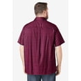 thumbnail image 3 of KingSize Men's Big & Tall Wrinkle-Resistant Short Sleeve Button Down, Printed, 3 of 5