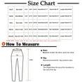 thumbnail image 3 of Aoochasliy Womens Pants Clearance Fall Fashion Casual Loose Washed Denim RippedJeans Casual Solid Stretch Slim Pants, 3 of 5