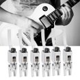 thumbnail image 3 of Noref Guitar Bridge String Saddles,6Pcs Guitar Bridge String Saddles for Tremolo Bridges Musical Instrument Accessories,Tremolo Bridge Locked String Saddle, 3 of 8