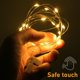 thumbnail image 5 of [12 envases 3 modos] suministro de energía de la batería de lámparas de serie pequeñas LED 2M 202 ip65 impermeable de plata mini lámparas de hadas en interiores y exteriores para latas,navidad,fiestas, 5 of 7
