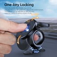 thumbnail image 3 of Soporte magnético para teléfono de coche 360 grados ajustable libremente soporte para teléfono móvil de coche soporte de teléfono de plástico negro para Eigraketly EL014361-02, 3 of 5
