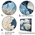 thumbnail image 3 of Designart "Pale Azure Carnation Composition" Carnations Canvas Art Print, 3 of 7