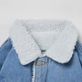 thumbnail image 4 of Fgnfyis Winter Jackets for Men Lined Denim Jacket Trucker Jean Jacket Winter Cowboy Coat Shearling Laminated Padded Coats for Men BU2 XXXL, 4 of 7