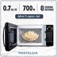 thumbnail image 2 of Horno microondas Nostalgia Retro 20L 700W con plato giratorio de vidrio, 2 of 6