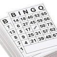 BINGO Game Paper Cards Single 60 Sheets Disposable Cards No Single