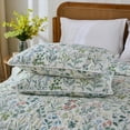 thumbnail image 5 of 100% Cotton Quilt Set Bedspreads Lightweight Coverlet Sets Garden Style Floral Bedding Set with Pillowcases for All Season, Exquisite, Ultra Soft, 5 of 6