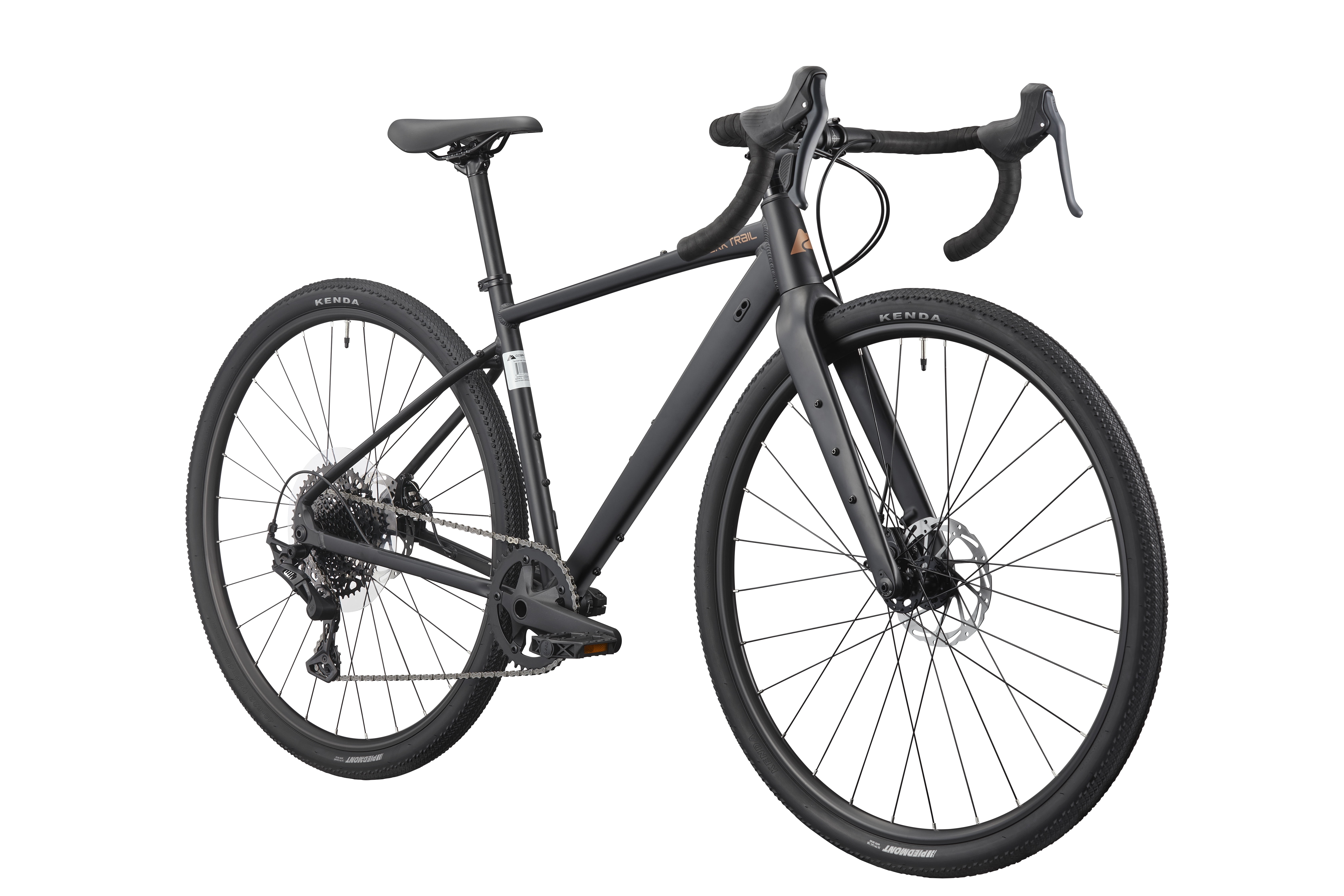 Ozark Trail G.2 Rebel Drop Bar Gravel Bike, 700C Wheels, Small Frame, Fits Riders 5'0" - 5'6", Black, Adult