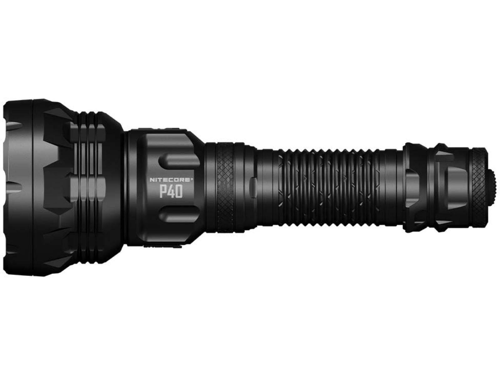 Nitecore P40 3171 Yards Ultra Long Throwing USB-C Rechargeable 2000 Lumens LED Flashlight, Black