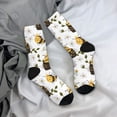 thumbnail image 5 of Logiee Honey Bee Insect Print Adult Socks for Men & Women,Calf Socks, Ankle Socks,Boots Socks,Breathable Casual Sock,Unisex Crew Socks, 5 of 6
