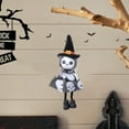 thumbnail image 5 of Anhility Halloween Plush Spooky Hanging Ornament Small Plush Spooky Tree Decorations Vintage Cute Black Hanging Decor for Farmhouse Halloween Holiday Party Indoor Home Decor, 8.26x3.54x2.36 in, 5 of 6