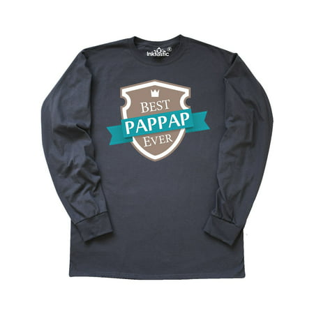Best PapPap Ever Grandpa Long Sleeve T-Shirt (Best Fake Football Shirts)