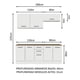 thumbnail image 3 of Mueble Modular Integral Almacenamiento Garaje Madesa 200 marron, 3 of 9