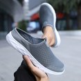 thumbnail image 5 of NOKIO Men's Mesh S𝗅ip On Mules Breathable Casual Backless Shoes with Soft Cushioning Lightweight Comfort Sandals Summer Walking Slippers for Daliy Work, 5 of 8