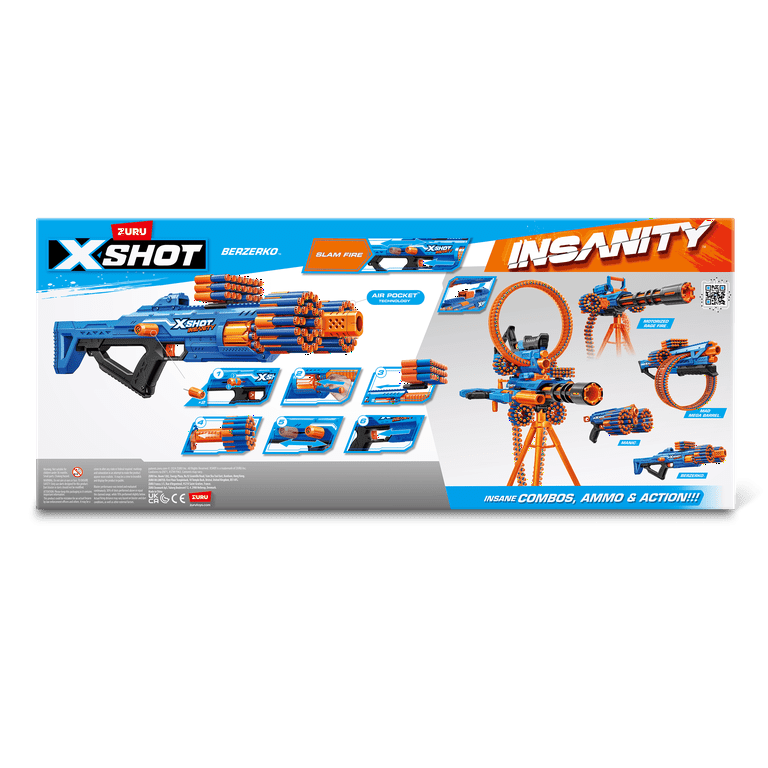 XSHOT Insanity Berzerko (48 Darts) Dart Blaster by ZURU XSHOT Insanity Berzerko (48 Darts) Dart Blaster by ZURU
