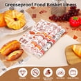 thumbnail image 4 of Uxcell 100Pcs Hojas de Papel encerado, 7.1 x 7.1 Pulgadas Papel para envolver sándwiches for Food Basket Liners para hamburguesas, pan, fiesta, feria, al aire libre, picnic, Marrón (periódico), 4 of 7