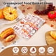 thumbnail image 4 of Uxcell 50Pcs Hojas de Papel encerado, 8.7 x 8.7 Pulgadas Papel para envolver sándwiches for Food Basket Liners para Hamburguesa Pan Fiesta Feria al aire libre Picnic, Blanco (Periódico), 4 of 7