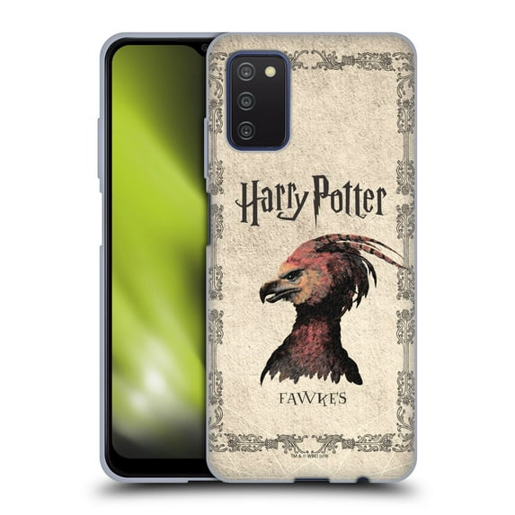 Head Case Designs Officially Licensed Harry Potter Chamber Of Secrets II Fawkes Phoenix Creature Soft Gel Case Compatible with Samsung Galaxy A03s (2021)