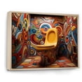 thumbnail image 2 of Designart "Toilet Bold Bathroom Modernity" Bath & Laundry Floater Framed Wall Art Living Room, 2 of 7