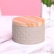 thumbnail image 5 of Caja de hierro decorativa | Contenedor multiusos para pasteles de mil capas, pasteles de nieve y botanas horneadas | Caja de regalo hermética en gris, blanco y rosa, 5 of 5