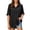 Black, variant on Bovxnpu Womens Long Sleeve Shirts Loose Sun Protection Cardigan Sleepwear
