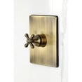 thumbnail image 3 of Kingston Brass KB6343BX Metropolitan Single-Handle Pressure Balanced Tub and Shower Faucet, Antique Brass, 3 of 7