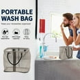 thumbnail image 6 of PONPRNGY Big Mesh Shower Bag Tote, Portable Dry Wet Separation Bath Organizer, 6 of 6