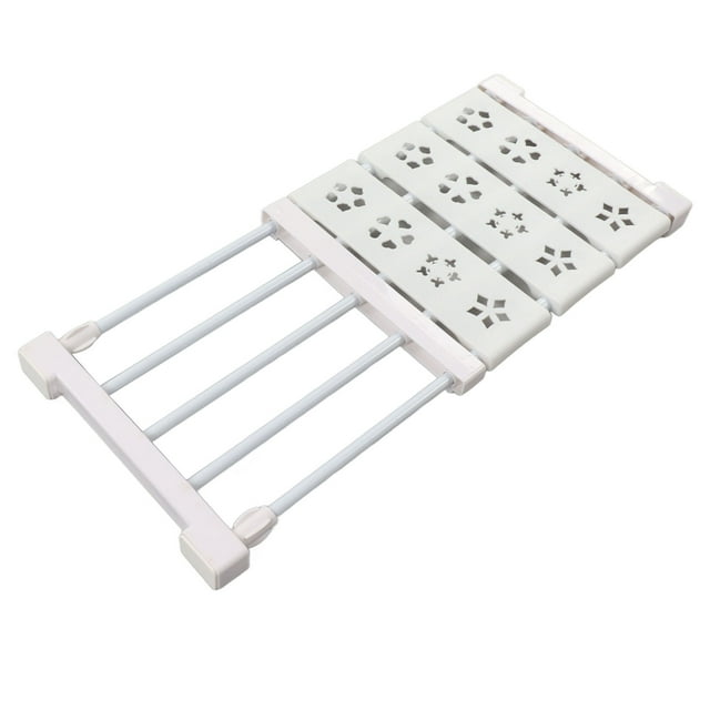 Wardrobe Tension Shelf Divider,White Expandable Closet Tension Expandable Closet Tension Shelf Telescopic Tension Shelf Divider Superior Craftsmanship