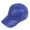 Blue, variant on Peaked Cap Adjustable Men Women Genuine Leather Baseball Cap Leather
