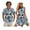 Blue Palm Tree Floral, variant on Hawaii Matching Couple Outfits Mens Casual Shirts Hawaii Dress Men’s Hawaiian Shirt Black Polynesian Flower 4-Way Stretch Lightweight Suitable for Everyday Casual Wear
