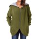 thumbnail image 3 of Sudaderas con capucha de otoño invierno para mujer, cárdigan con capucha de chaqueta suelta Romacci Chaqueta, 3 of 7