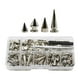 thumbnail image 2 of 80 Uds. de puntas de aleación de Zinc, remaches Punk, tornillo de tuerca para chaqueta, ropa, cuero DIY, artesanía, bolsa, 2 of 2