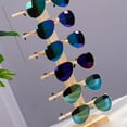 thumbnail image 1 of Wood Glasses Display Stand Exquisite Thick Prevent Slipping Easy to Install Sunglasses Rack for Home Optical Store 6 Pairs of Single Row, 1 of 3