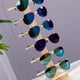 thumbnail image 3 of Exquisito soporte de exhibición de gafas de sol de madera, evita resbalones, fácil de instalar, 6 pares de una sola fila, ideal para el hogar y la tienda óptica, 3 of 5