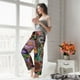 thumbnail image 5 of Balery Vintage Floral Pantalones de pijama para mujer, pijamas ultraligeros, pantalones de estar por casa-Small, 5 of 6