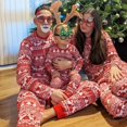 thumbnail image 3 of Conjuntos a juego para la familia, pijamas de Navidad para niños y adultos, pijamas iguales para toda la familia, 2 uds., ropa de dormir de Navidad, conjunto de ropa para bebé 2024, 3 of 4