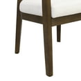 thumbnail image 5 of Christopher Knight Home Modern Dining Chairs, Open-Back, Solid Wood Frame, Walnut, Set of 2, 5 of 9
