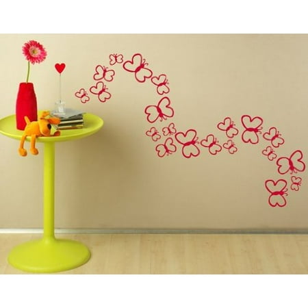 Butterfly Baby Set Wall Decal Wall Sticker Vinyl Wall Art Home
